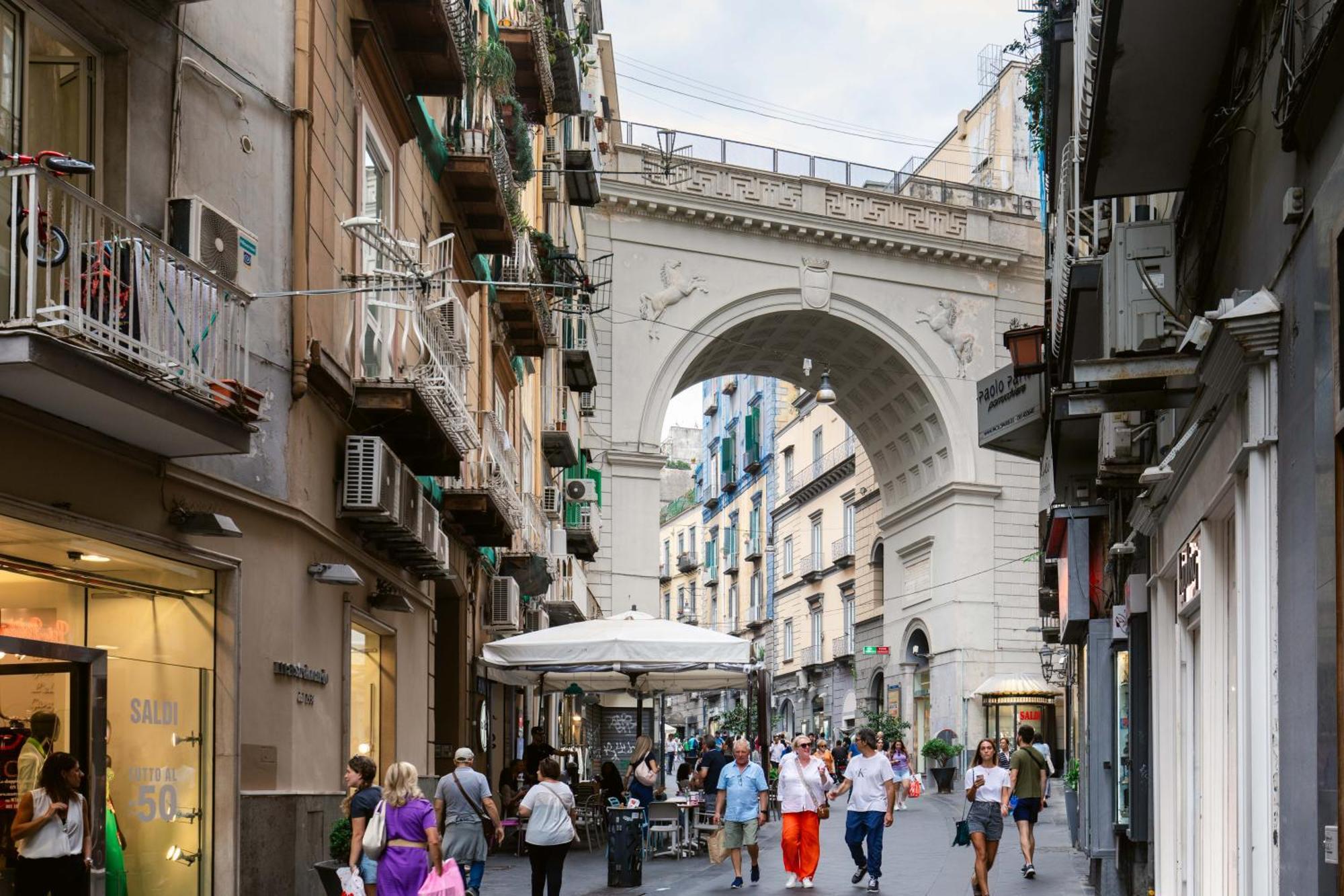 Apartmán Calaba Chiaia Neapol Exteriér fotografie